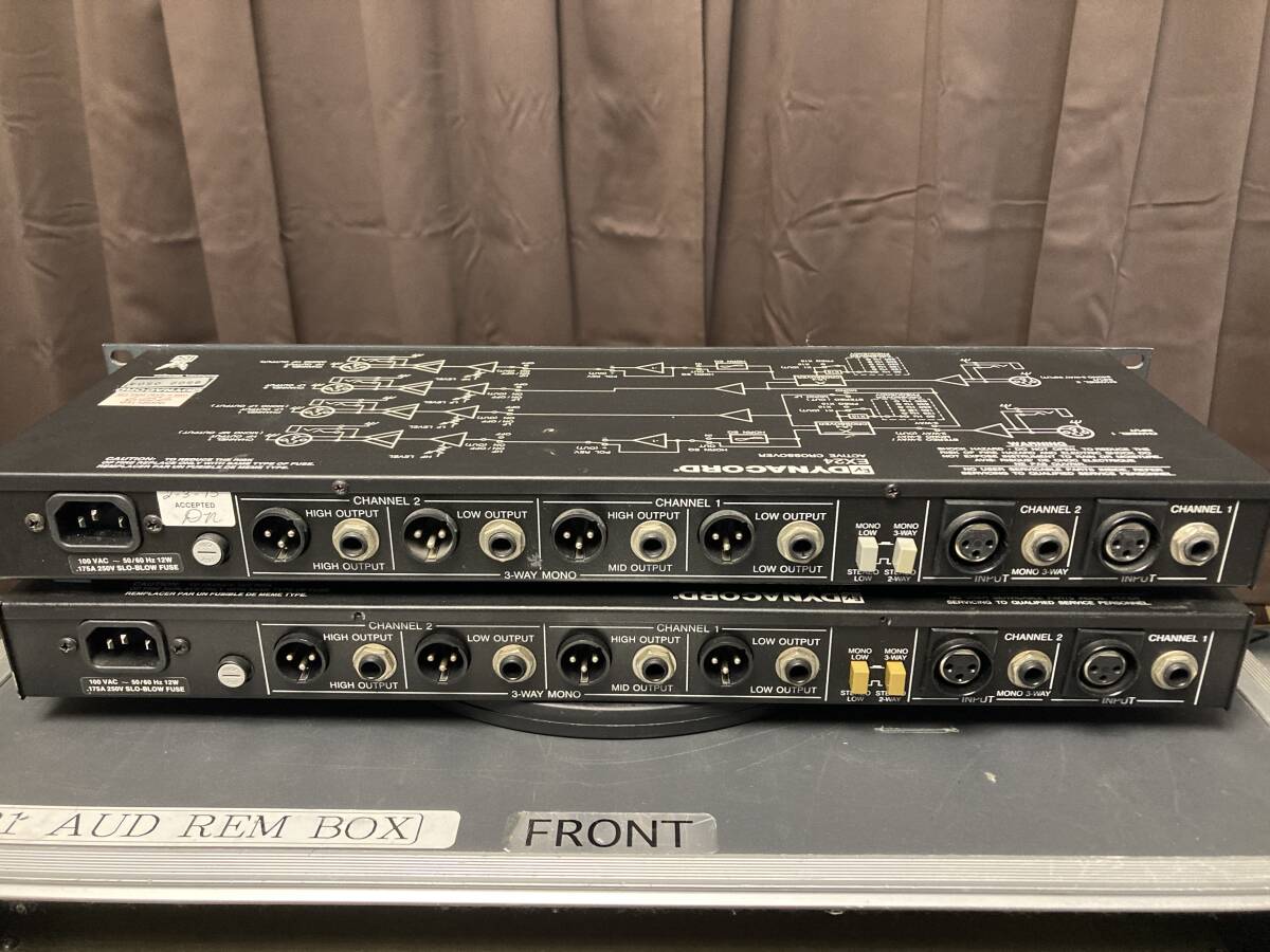 [ free shipping ] [ used operation goods ] Dynacord Electro-Voice (EV) EX24 pair 2/3way analogue crossover tea nteba100V specification 