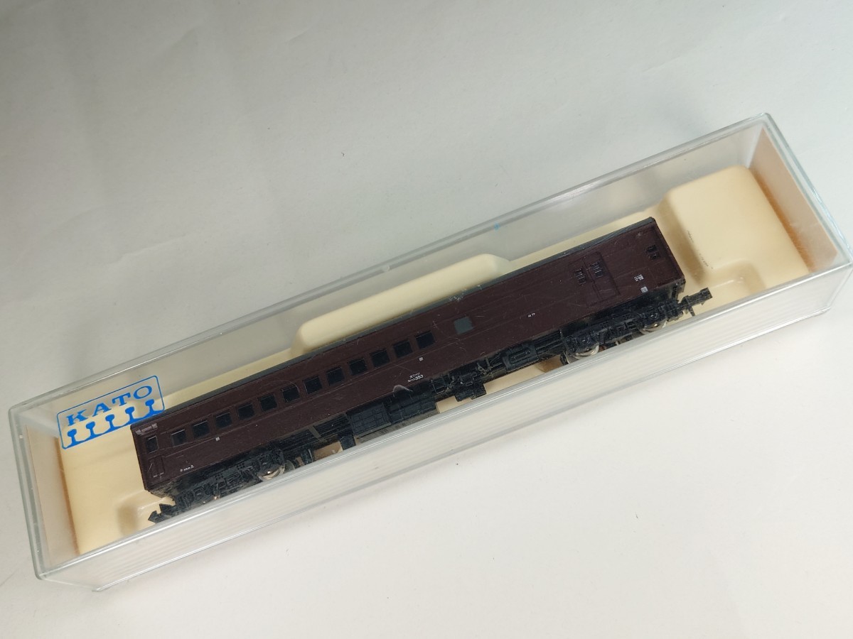 Nゲージ KATO 510 国鉄 大ミハソ スハニ35-3 (茶) 鉄道模型 箱付き_画像10