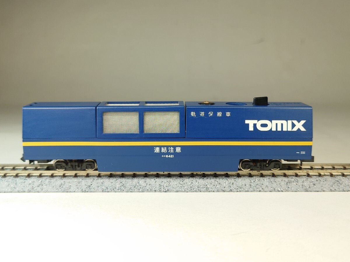 【動作品】TOMIX 6421 マルチレールクリーニングカー 【現状品】_画像2