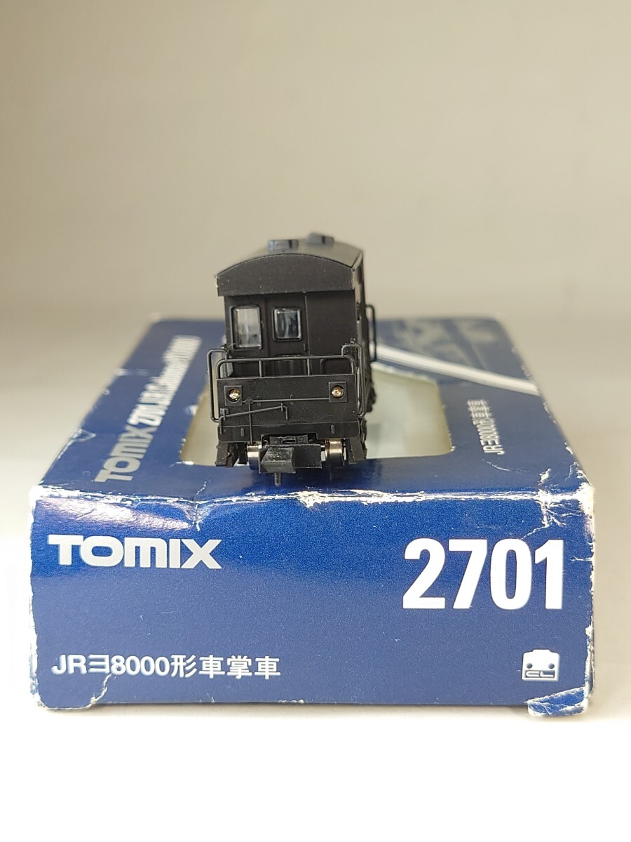 【前後テールライト点灯】Nゲージ TOMIX2701 ヨ8000形 車掌車 ヨ8324 国鉄貨車 鉄道模型 の画像5