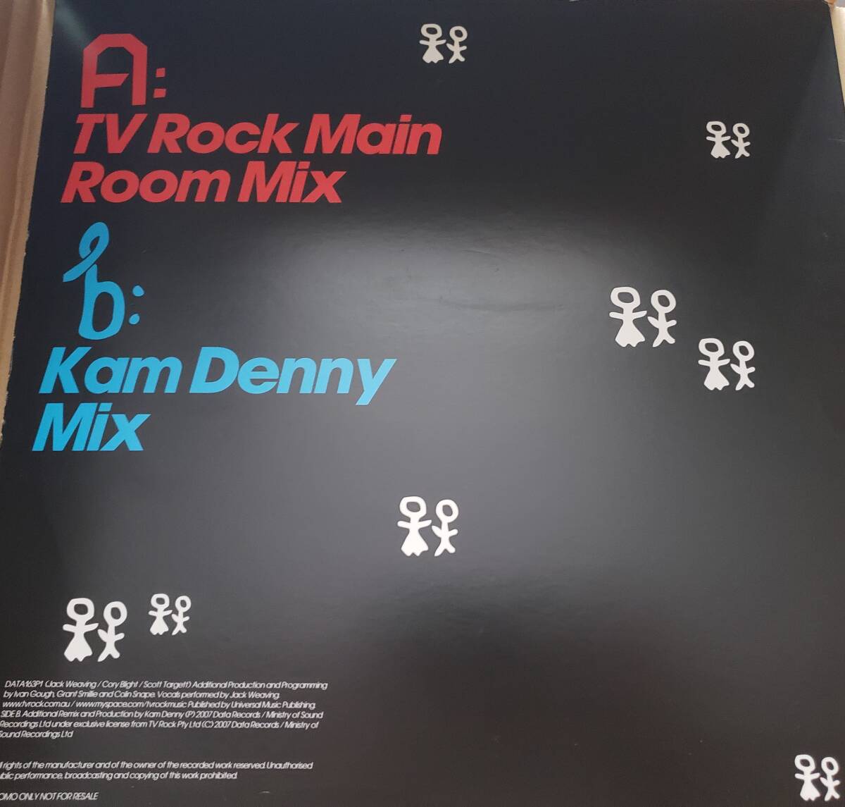 [古12inch] TV Rock vs. Dukes Of Windsor - The Others / 2007 UK / Promo / Kam Denny_画像2