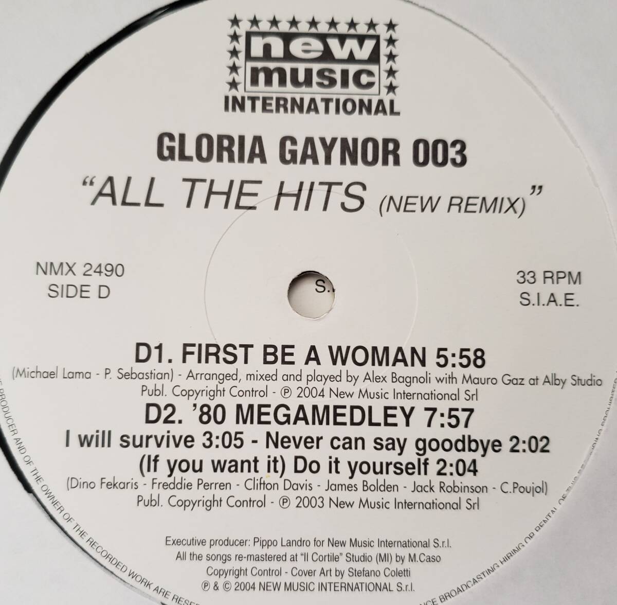 [古12inch] Gloria Gaynor - All The Hits (New Remix) / All Extended Version / 2004 / 2枚組_画像6