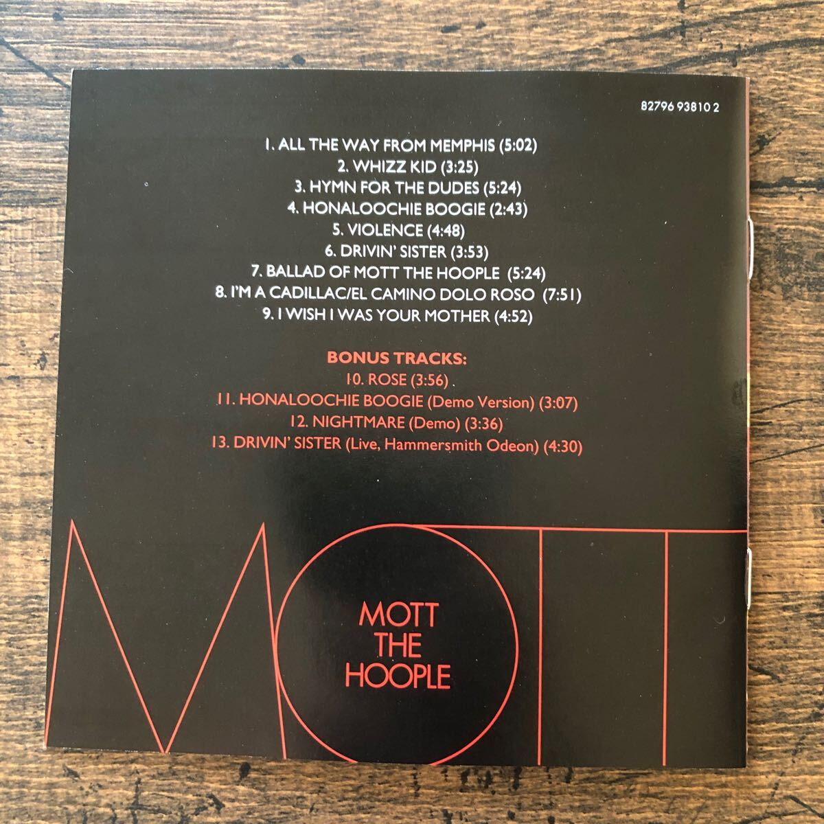 セール★送料無料★モット・ザ・フープル★モット★Mott The Hoople★Mott+4★イアン・ハンター★Ian Hunter★輸入リマスターCD★美品★