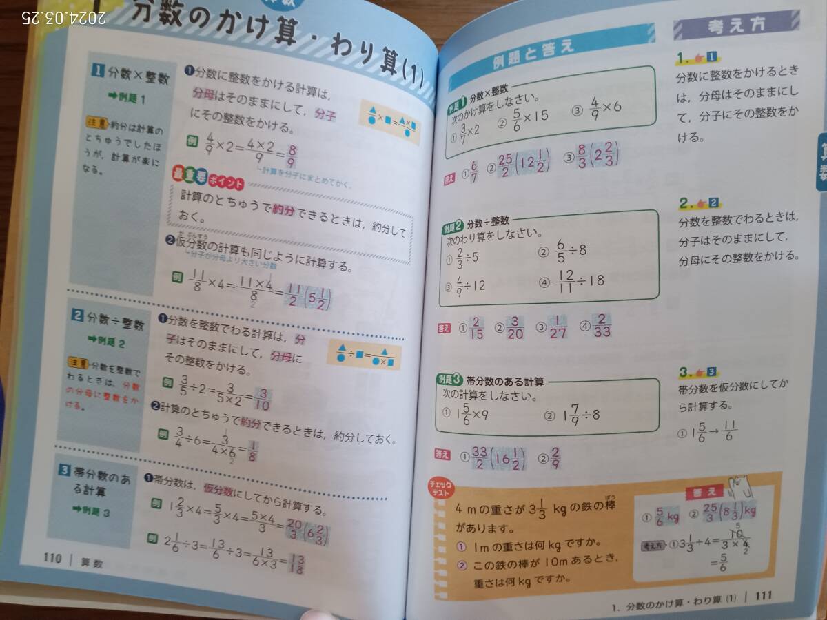 中古　受験研究社　小６　全科の要点100％　カラー版　社会・理科・算数・英語・国語　最重要事項だけを１冊に　消えるフィルターつき_わかりやすいです