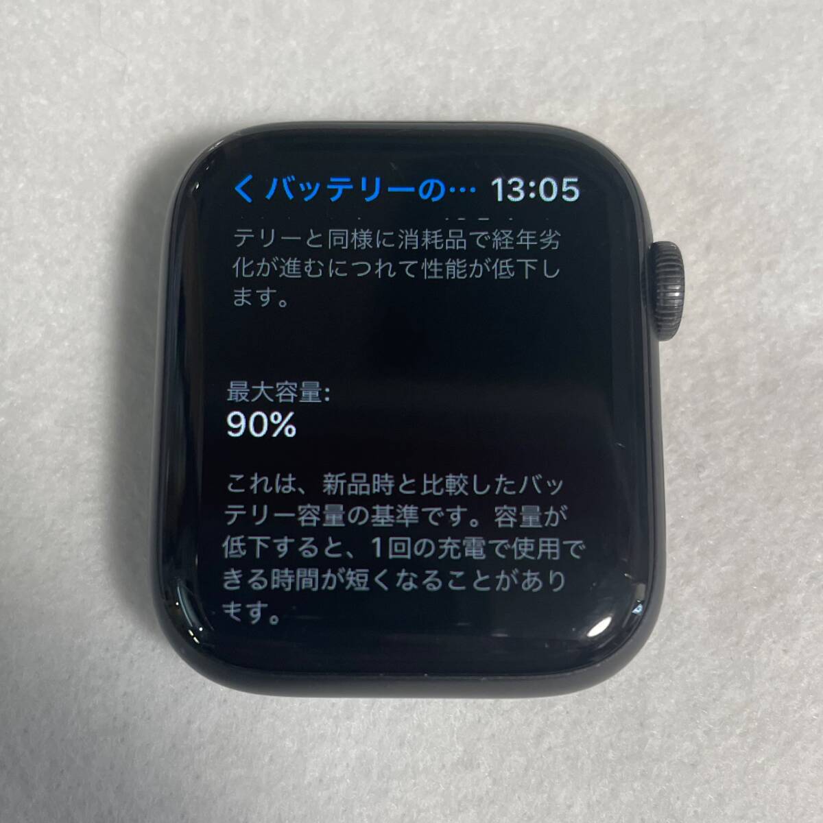 [ б/у ]Apple Watch Series 6 44mm GPS модель [A2292] aluminium кейс * корпус только аккумулятор состояние 90%* 03081N