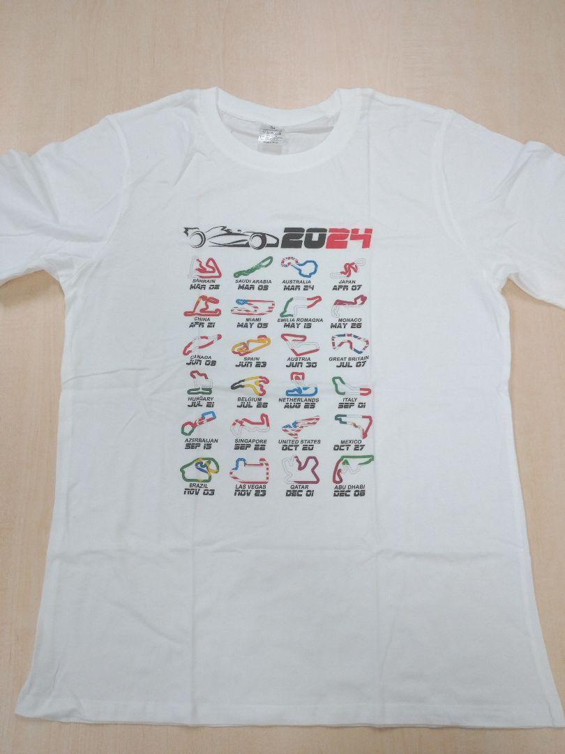 F1　フォーミュラ１　GP　世界選手権　カレンダー　レーシング　鈴鹿サーキット　2024　数量限定　Tシャツ　M_画像3