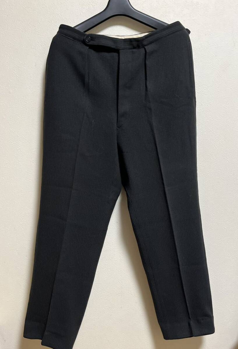  beautiful goods 50s PROSTEJOV suit three-piece S~M rank setup jacket the best pants pinstripe euro Europe Vintage 