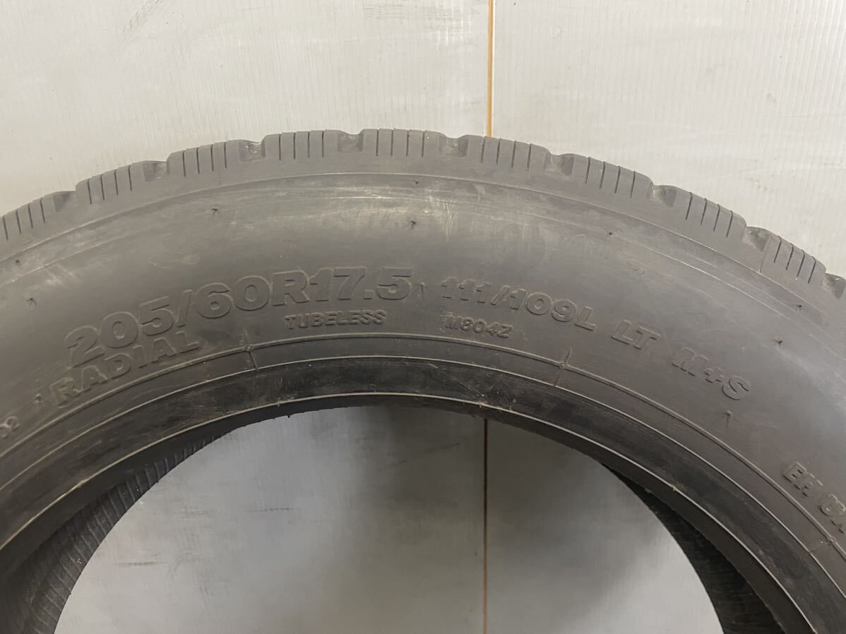 205/60R17.5(111/109L)LT[商品番号7387] ブリヂストン DURAVIS M804 2022年製 1本 205/60/17.5_画像3