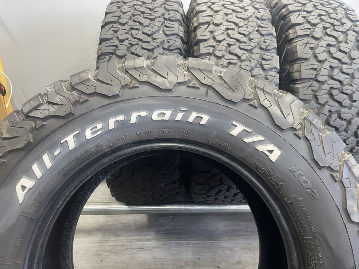 LT265/70R17(121/118S)[商品番号7390] BF Goodrich All-Terrain T/A 2016年製3本2017年製 1本 4本セット 265/70/17の画像9