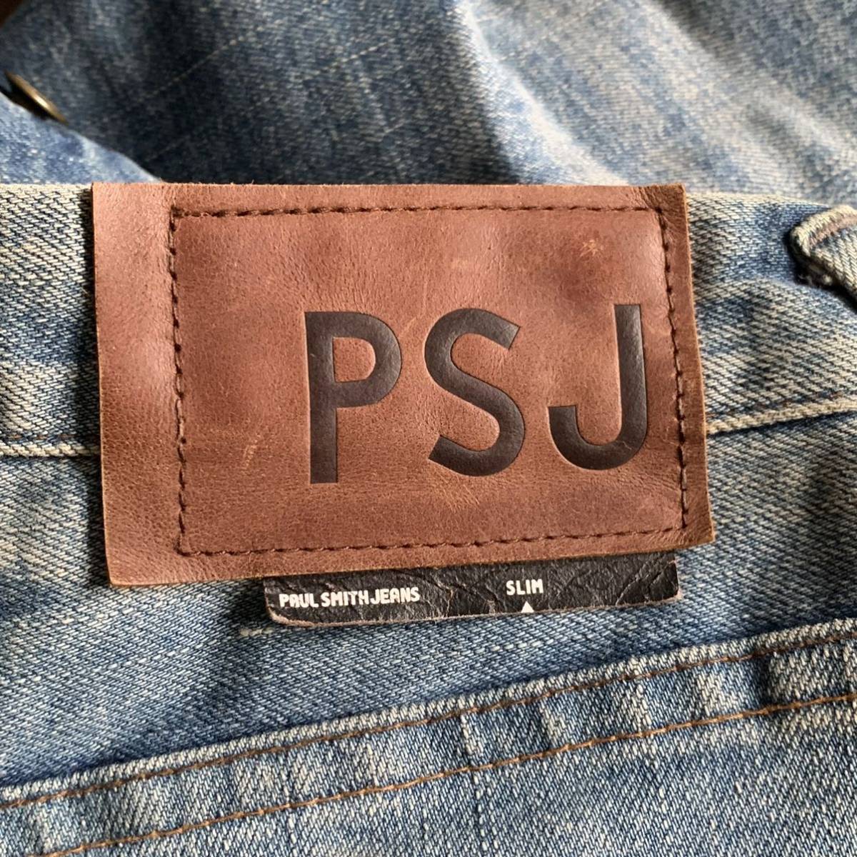 送料込！最終値下げ▲定4万▲Paul Smith JEANS ポールスミスジーンズ▲リアルビンテージ加工デニムパンツM▲_画像7