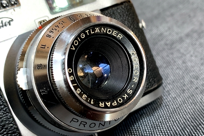 希少フィルムカメラ Voigtlander VITO BL COLOR-SKOPAR 1:3.5/50 オリジナルケース付きの画像3