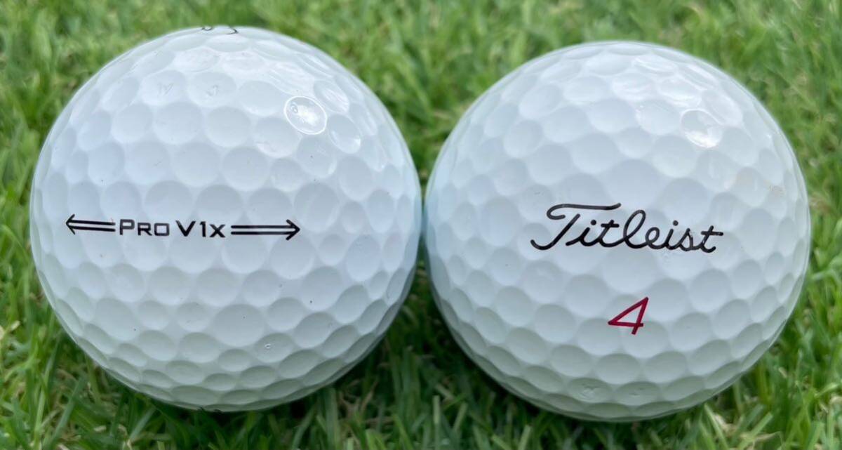 Titleist PRO v1x 2021年モデル【A級ランク】12個セットロストボール WHITEホワイト_画像2