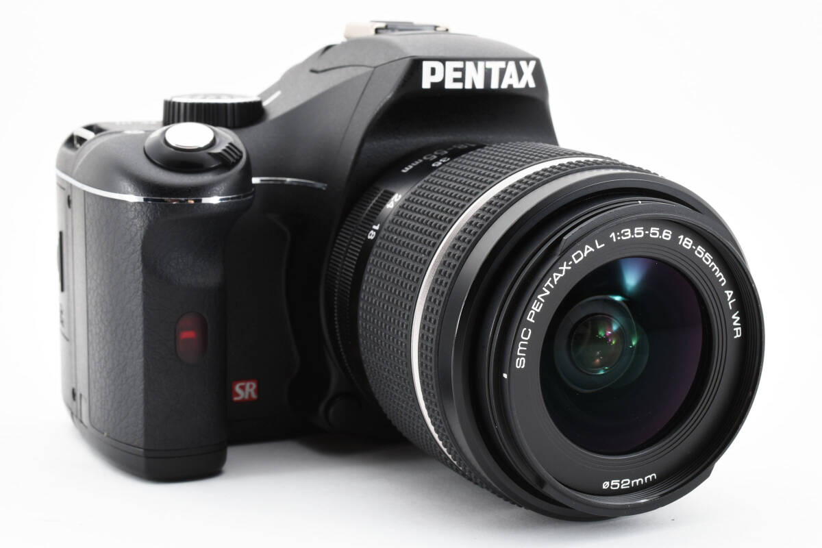 ★☆PENTAX　ペンタックス K-m SR　ボディ + DA L 18-55mm 1:3.5-5.6 AL WR　デジタルカメラ　一眼レフカメラ #3975☆★_画像3