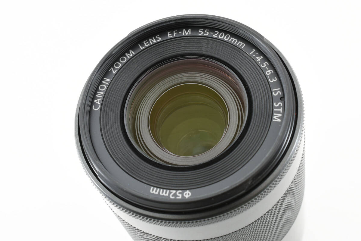 ★☆【人気レンズ】 Canon EF-M 55-200mm F4.5-6.3 IS STM Black #4011☆★_画像10