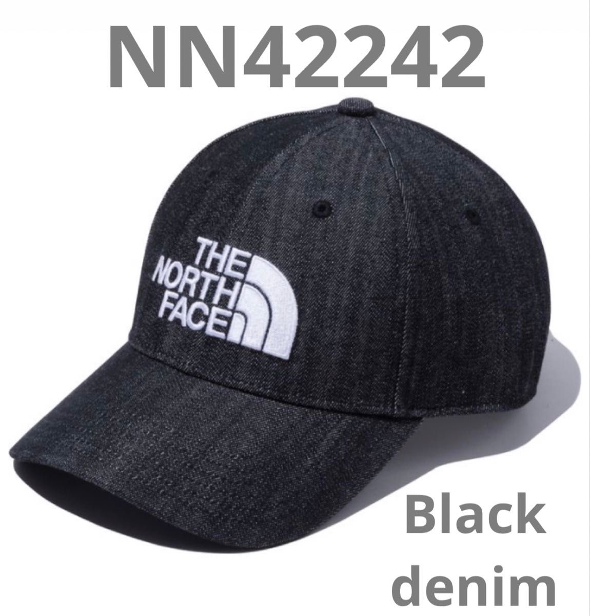 ノースフェイス　TNFロゴキャップ　ブラックデニム　NN42242 BD THE NORTH FACE  Logo Cap