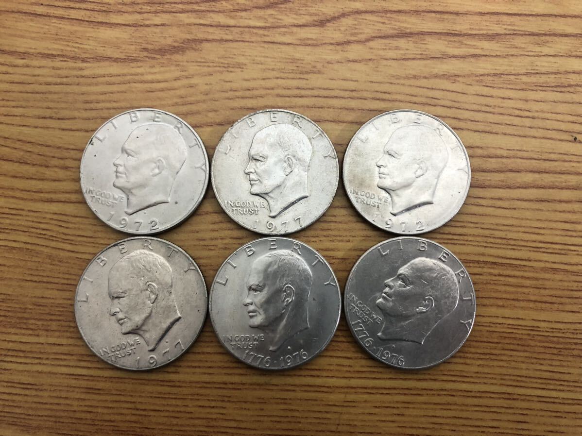 アメリカ　硬貨　1ドル 50セント 25セント 10セント　約8ドル_画像4