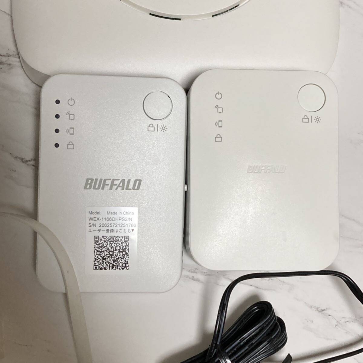 【美品】WSR-3200AX4S Buffalo と中継機2台セット 無線LANルーター バッファロー Wi-Fiルーター_画像4