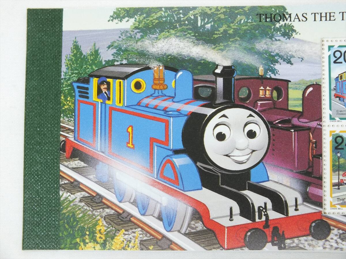 # unused # locomotive Thomas stamp .1995 year Man island issue # commemorative stamp stamp book # abroad stamp foreign stamp world. stamp collection rare #