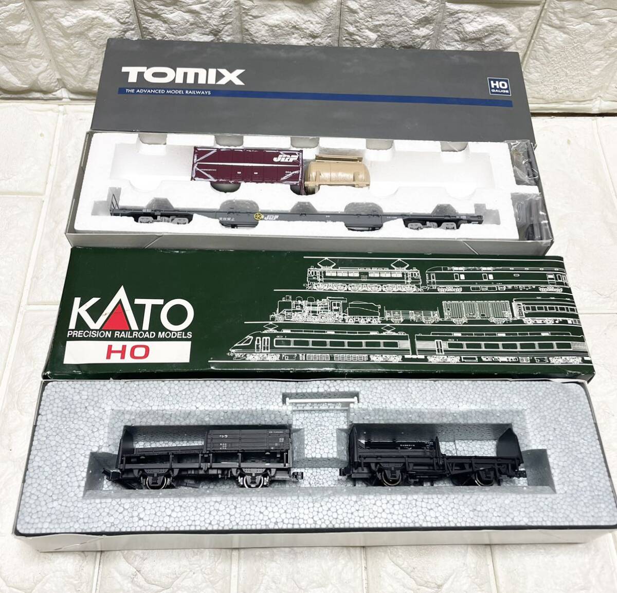 HOゲージ 鉄道模型 KATO 1-501 オハ12系 トラ45000 1-502 スハフ12系 TOMIX トミックス HO-718 急行型客車 大量 まとめて 6点 F1_画像2