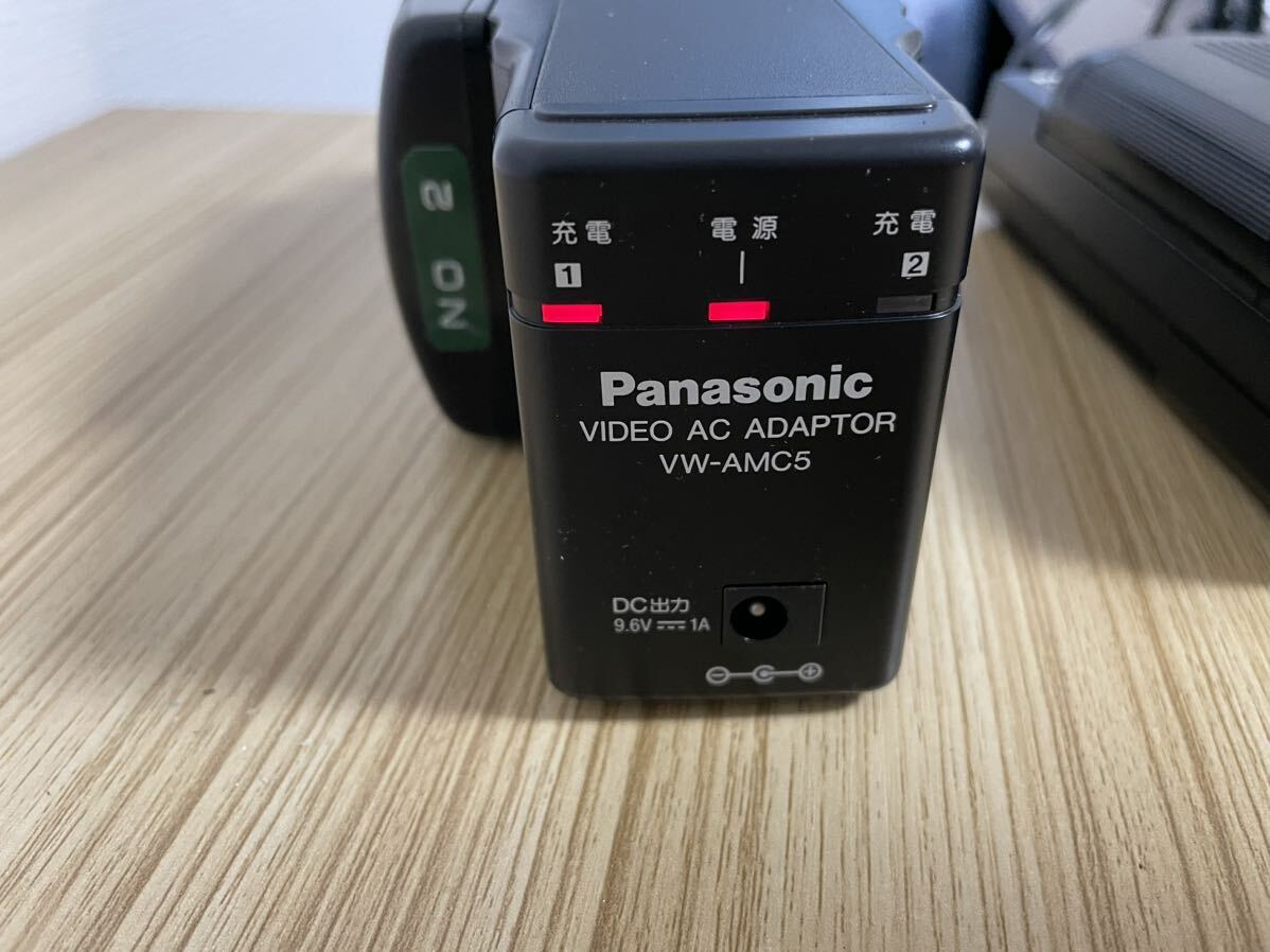 ビデオカメラ Panasonic パナソニック マックロードムービー NV-M70 VW-TCA7 VW-AMC5 VW-BCC1 箱付き 説明書付き 通電確認済みの画像10