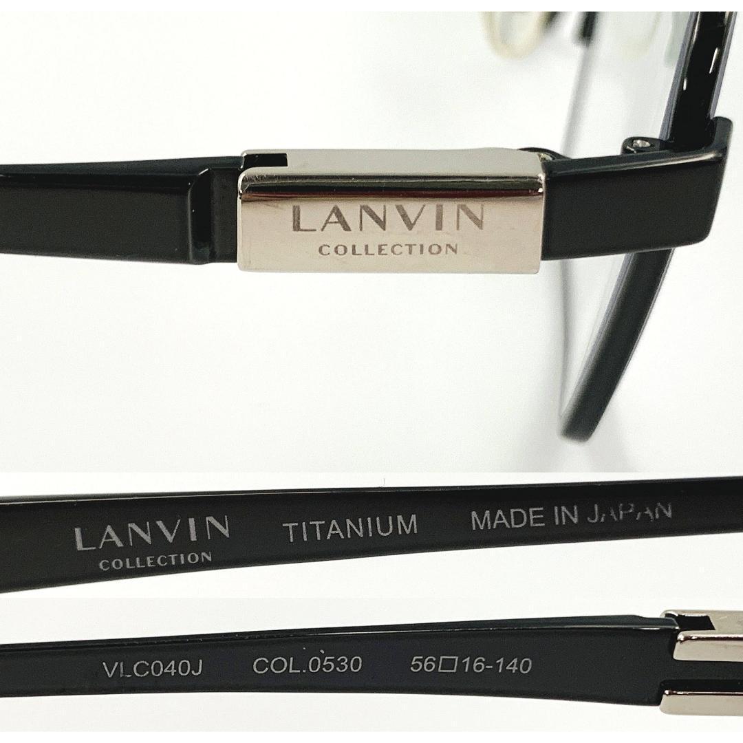 LANVIN COLLECTION VLC040J COL.0530 度入り 眼鏡 メガネフレーム ランバン 最高級 ジャパンモデル 高級チタン+高級テンプル_画像6