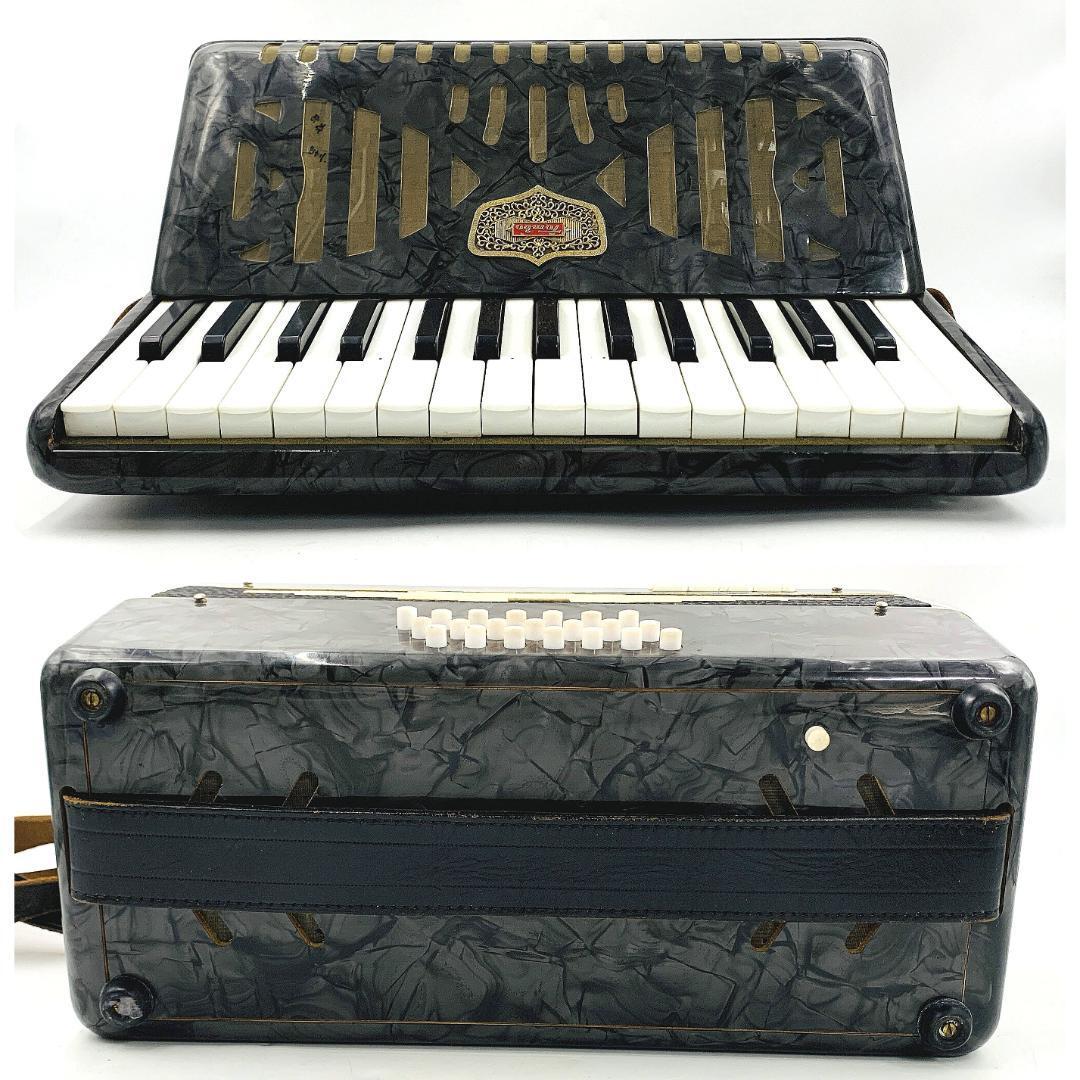  Vintage TOMBO стрекоза аккордеон No.211 STEEL REEDS [ работник осмотр товар выход звука рабочее состояние подтверждено ]