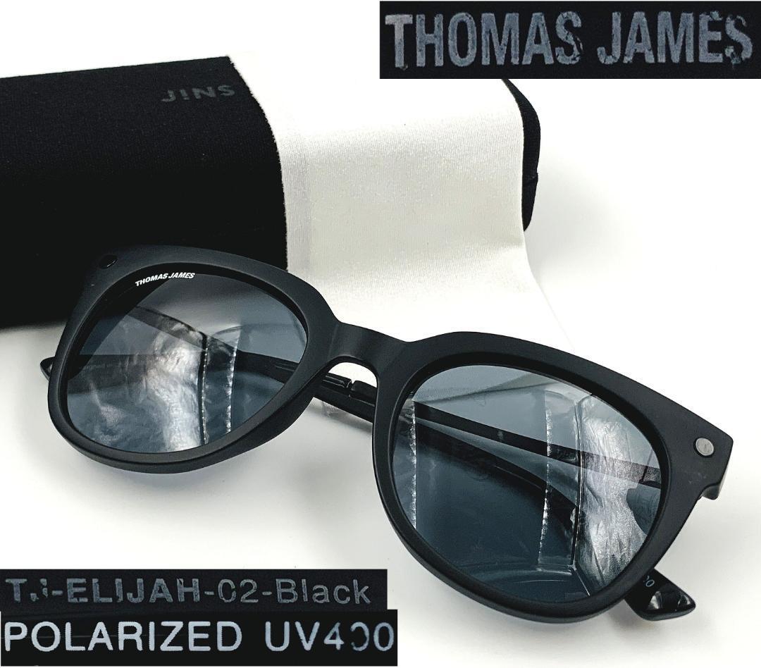 Thomas James LA TJ-ELIJAH-02-Black トーマス ジェームズ サングラス POLARIZED UV400 ケース付き_画像1