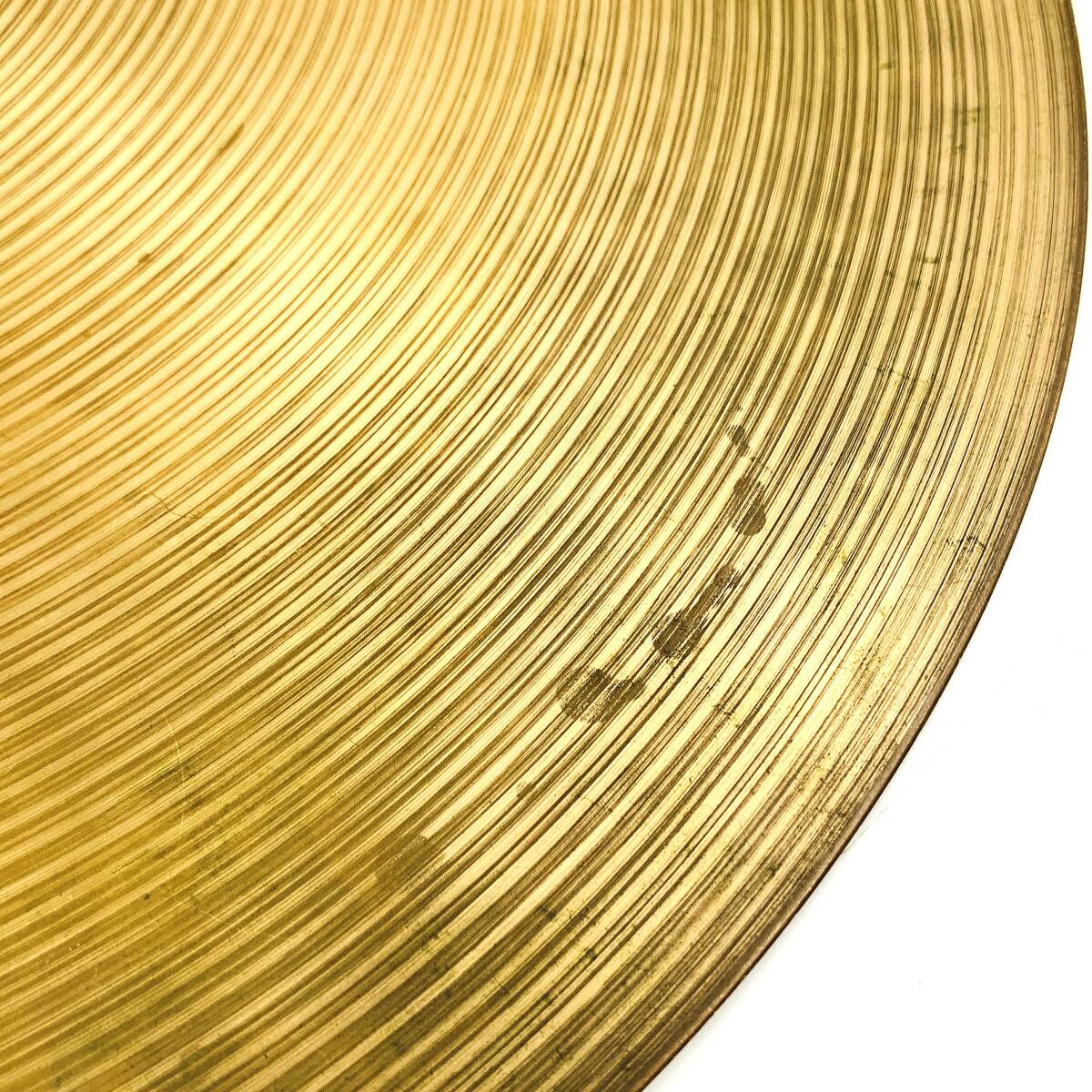 ヴィンテージ PAiSTe 505 CRASH パイステ クラッシュ シンバル 20インチ 直径約51cm【使用音出し確認済み】_画像6