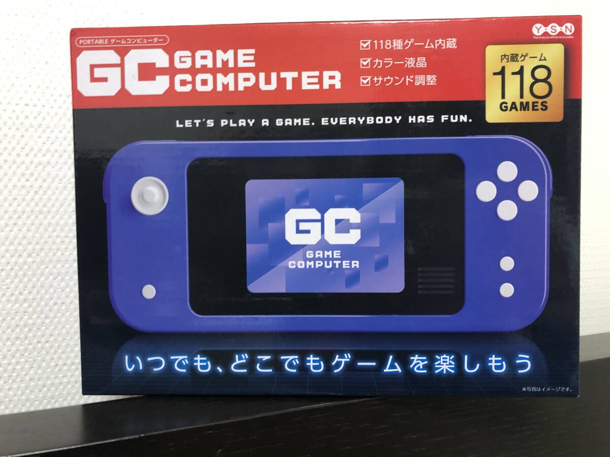 ☆未使用☆GC ゲームコンピューター／118種ゲーム内臓、カラー液晶／ゲーム機、携帯ゲーム機_画像1