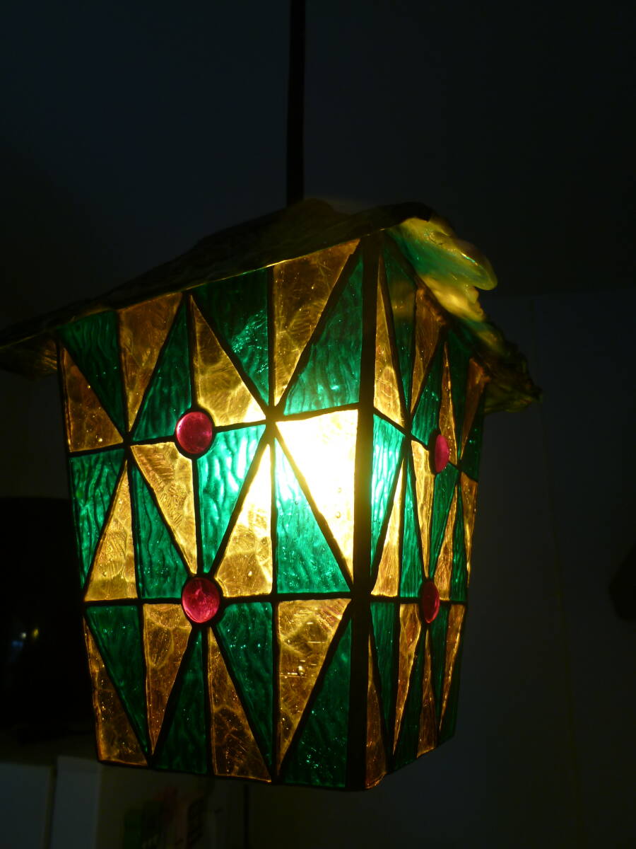  beautiful goods Europe antique lighting stained glass lamp shade retro lighting hanging lowering store etc. 