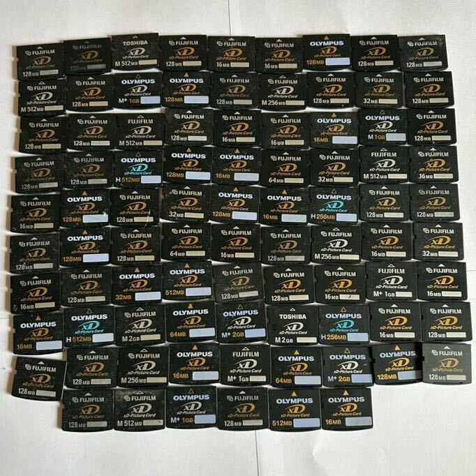 xD Picture card xD-Picture Card memory card set sale 128MB 1GB FUJIFILM OLYMPUS Fuji Film summarize large amount operation not yet verification 