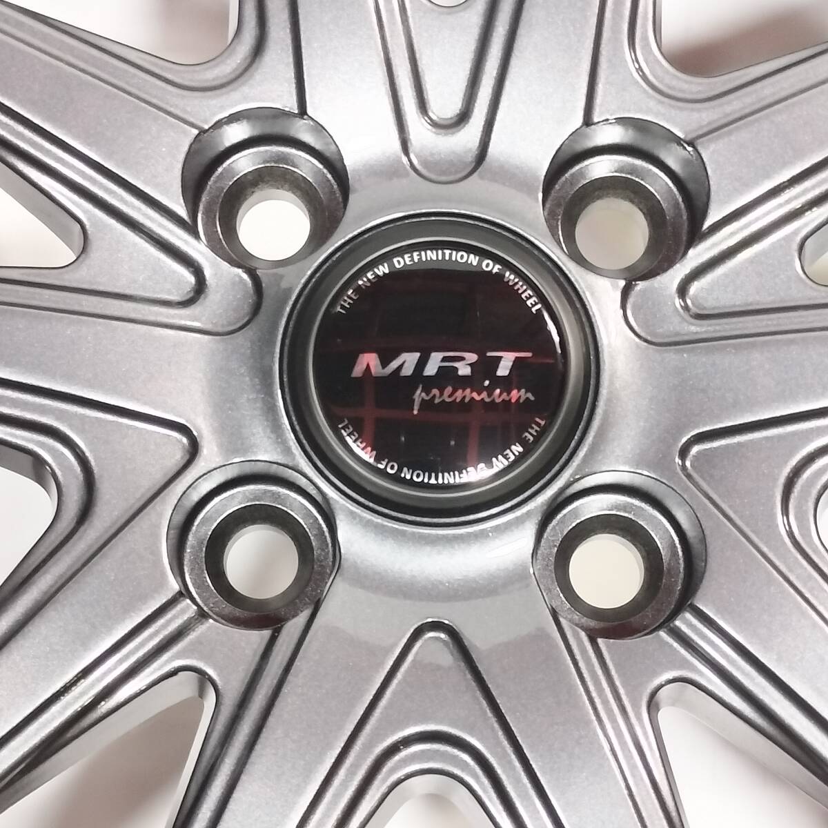 MRT Z-05 ダークガンメタ 14-5.5J 4H100 ＋38 TOYO SD-7 165/70R14 アクア ヴィッツ キューブ ノート フィット デミオ ベリーサ スイフト_画像4