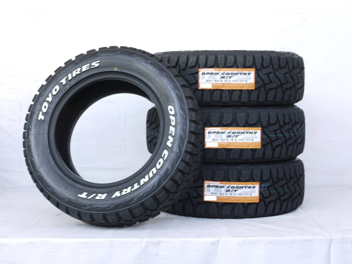 デイトナ ブラック 16-6.5J 6H139.7 ＋38 TOYO OPEN COUNTRY R/T オープンカントリー 215/65R16 ホワイトレター ハイエース 200系_画像6