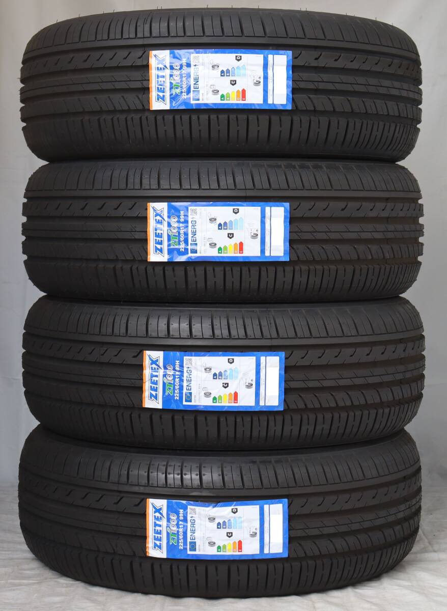 MRT Z-05 ブラックポリッシュ 17-7.0J 5H114.3 ＋38 ZEETEX 225/60R17 アルファード ヴェルファイア アウトランダー デリカD:5 ②_画像6