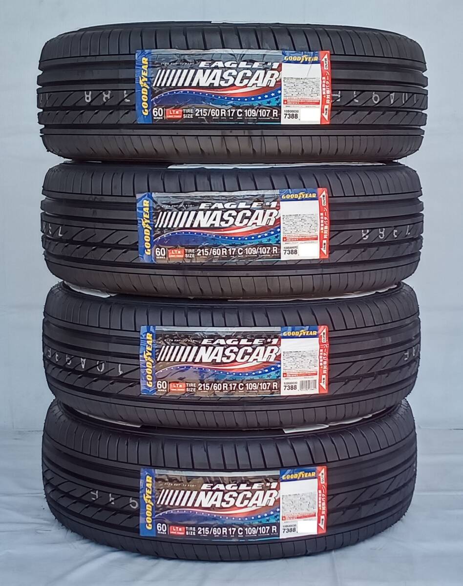 デイトナ ブラック 17-6.5J 6H139.7 ＋38 GOODYEAR NASCAR ナスカー 215/60R17 ホワイトレター ハイエース レジアスエース 200系 特価品！_画像6