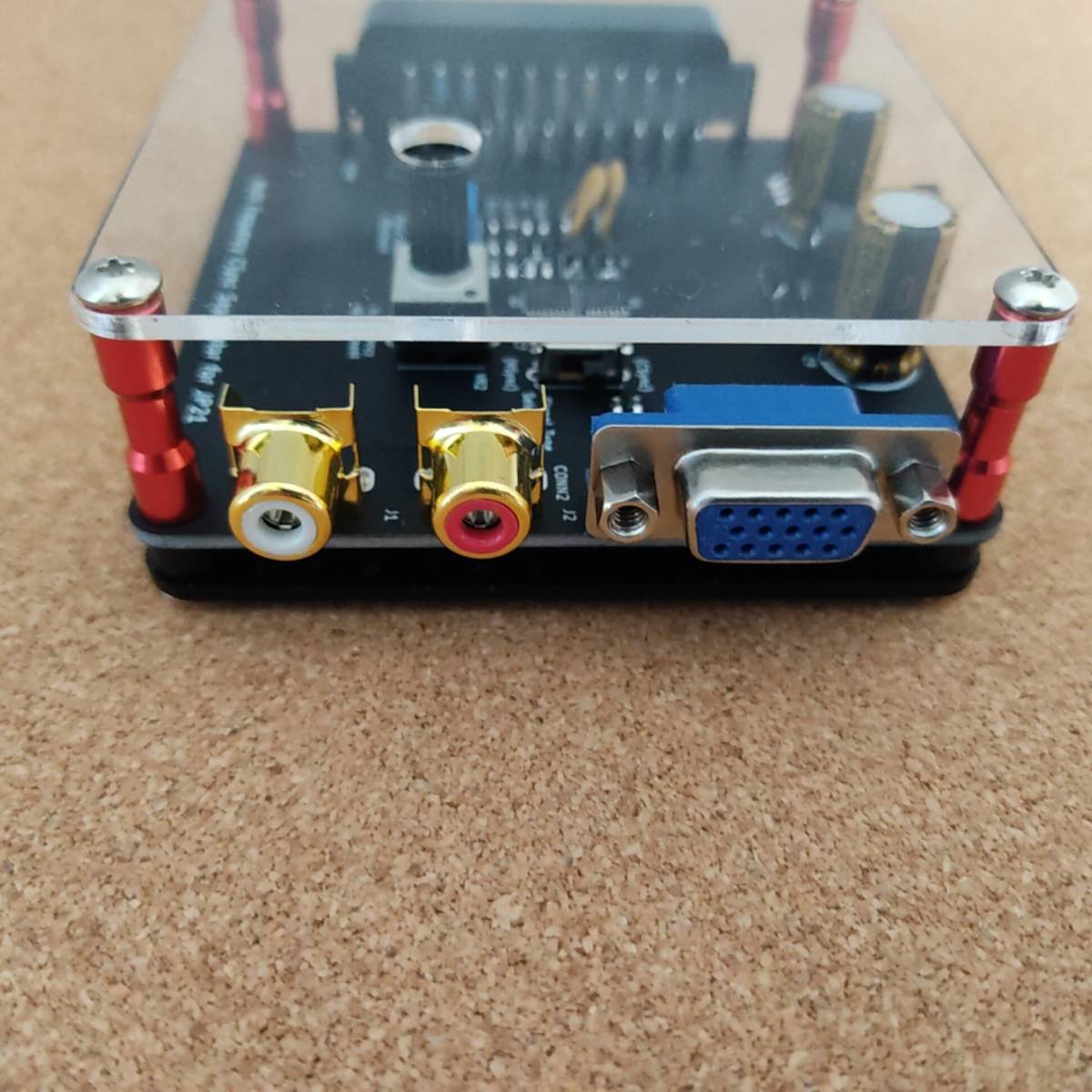  retro personal computer for RGB21 pin .RGB15 pin . conversion - CSYNC separator ( mixing same period separation circuit )