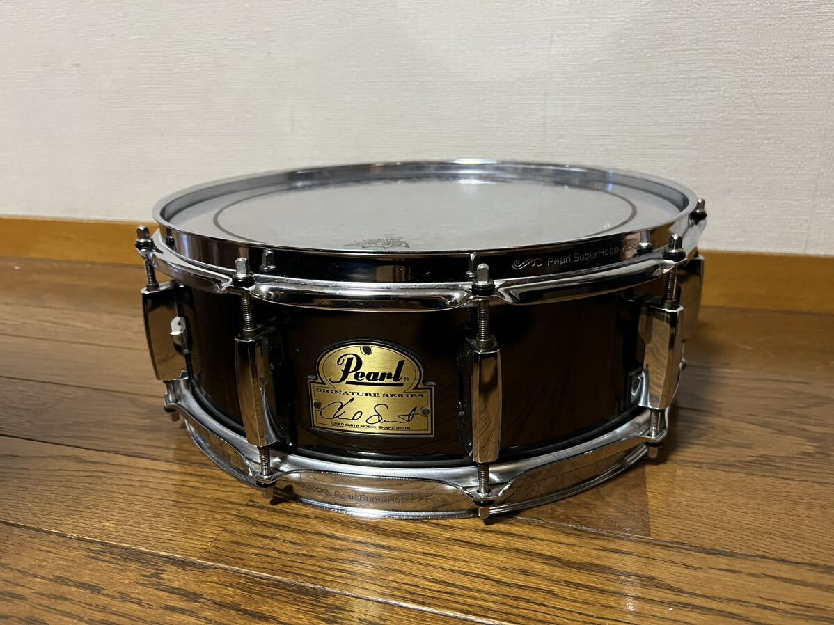 Chad Smith Pearl スネアドラム CS1450 チャドスミス レッチリ Red Hot Chili Peppers レッドホットチリペッパーズ Snare drum パール_画像1