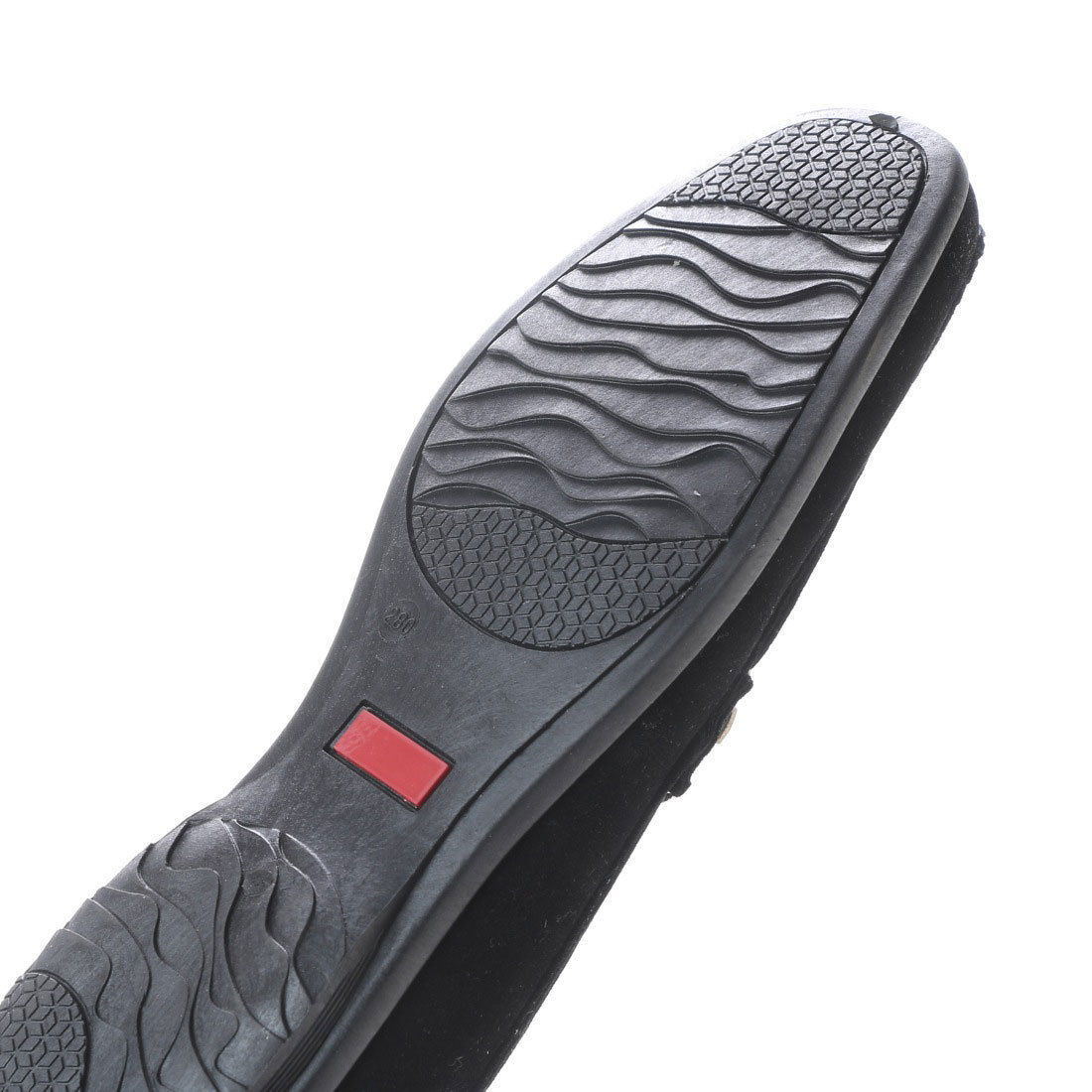 28.0cm ブラック 黒 アウトレット ドライビング シューズ メンズ ビット ローファー スエード調 靴 15109-blk-280_画像5