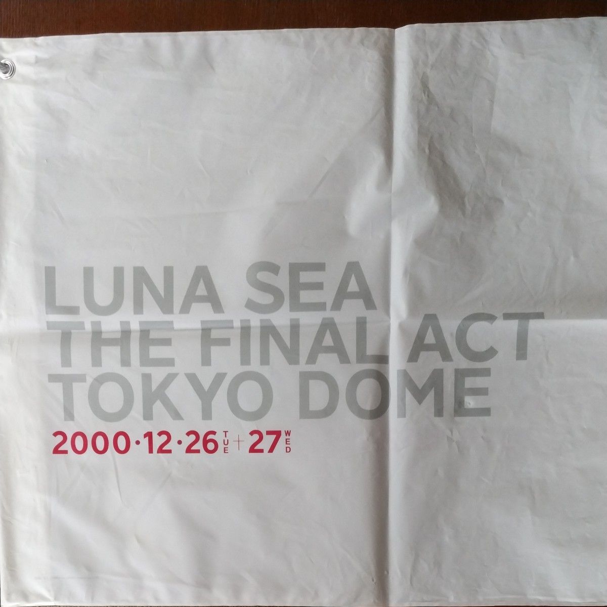 LUNA SEA　THE FINAL ACT TOKYO DOME 2000・12・26+27　パンフレット