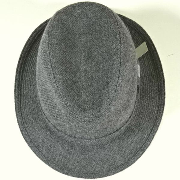 新品 アクアスキュータム ロンドン 日本製 中折れ ハット 帽子 灰 M 56cm Aquascutum LONDON 正規品 メンズ 男性 紳士_画像2
