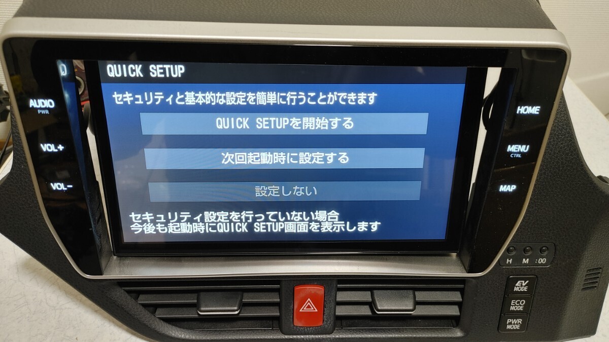 ★☆彡トヨタ ８０系ヴォクシーノア エスクファイヤ 純正10インチカーナビ NSZN-Z68T 天井モニター リモコン付き★の画像2