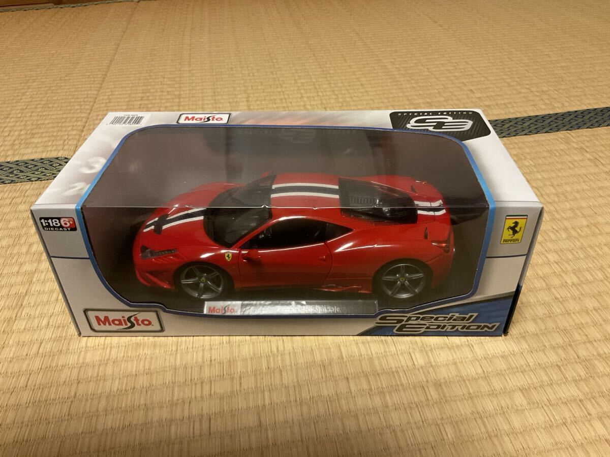 Maisto フェラーリ458スペチアーレ　レッド_画像1