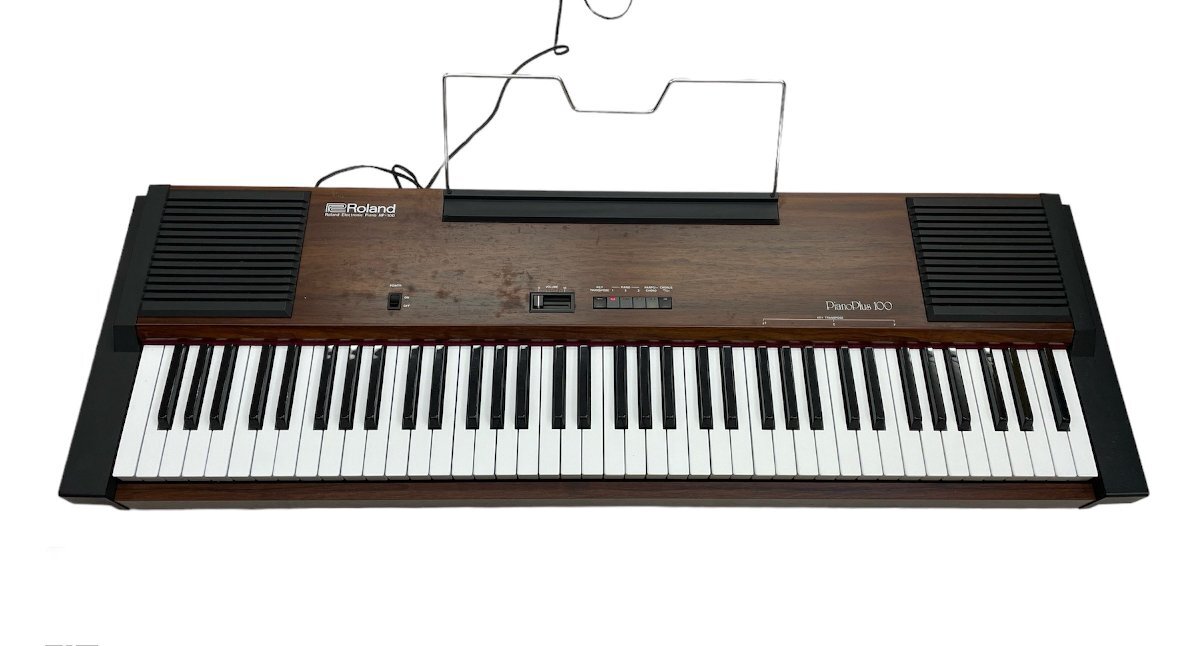 Roland ローランド 電子ピアノ デジタルピアノ HP-100 動作品 レトロ 1980年代 木目調 ヴィンテージ エレクトリック チェンバロ コーラス
