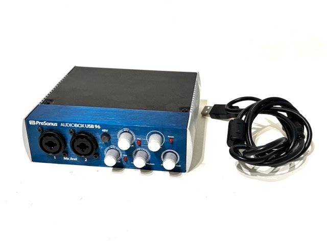 Presonus Audio Box USB96 A021808 USBオーディオインターフェース 24ビット/96kHz レコーディング マイクプリアンプ_画像2