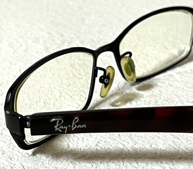 Ray-Ban レイバン TITANIUM メガネ 眼鏡 RB8690 1119 55□17 140 ケース付き 度あり_画像6