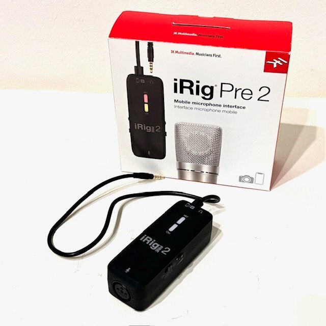 【美品】iRig Pro2 IK Multimedia モバイルマイクロフォンインターフェース マイクプリアンプ 収録 バンド 演奏 サウンド 撮影_画像1
