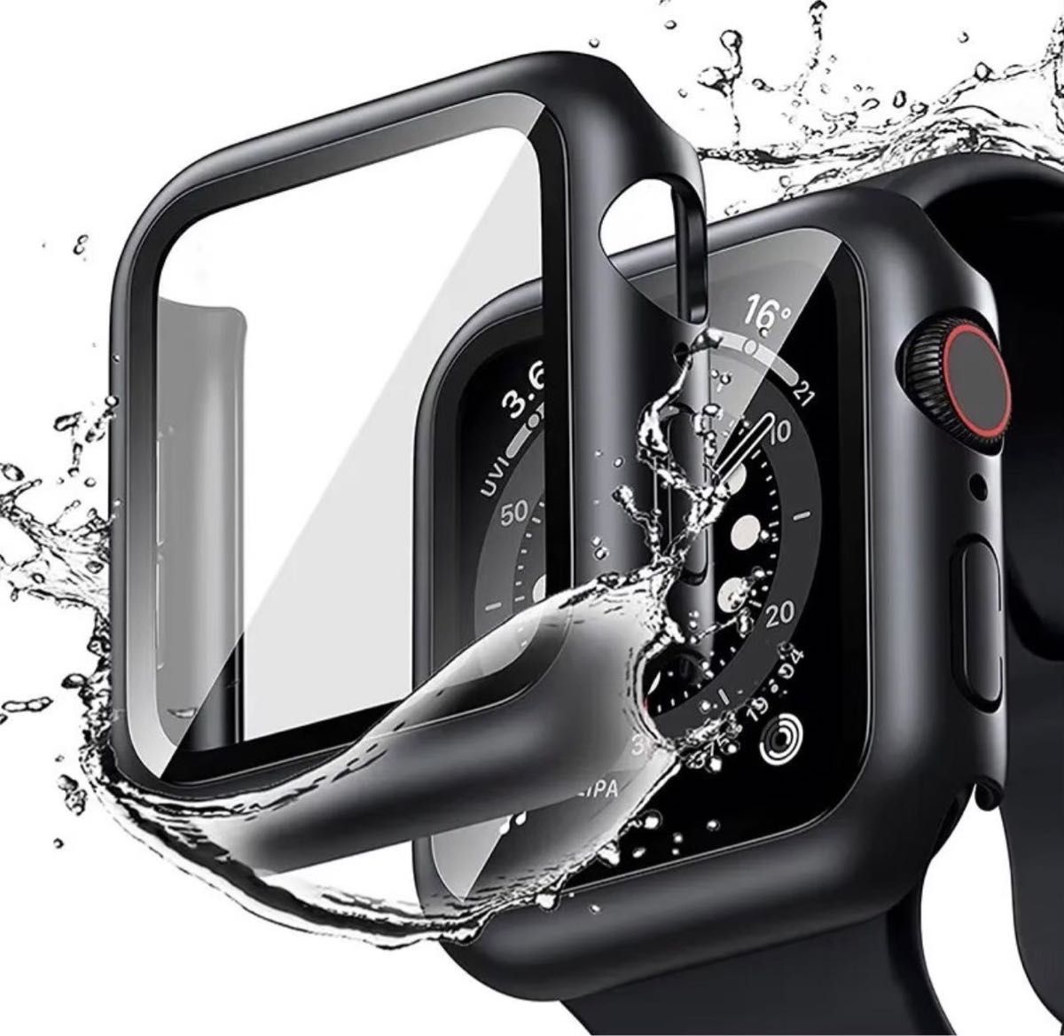  AppleWatch カバー アップルウォッチ ケース 全シリーズ 40㎜ローズゴールド