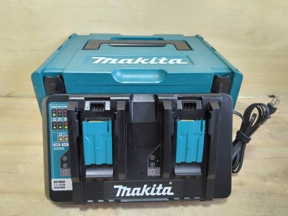 makita マキタ　2口急速充電器 DC18RD 7.2-18v バッテリー