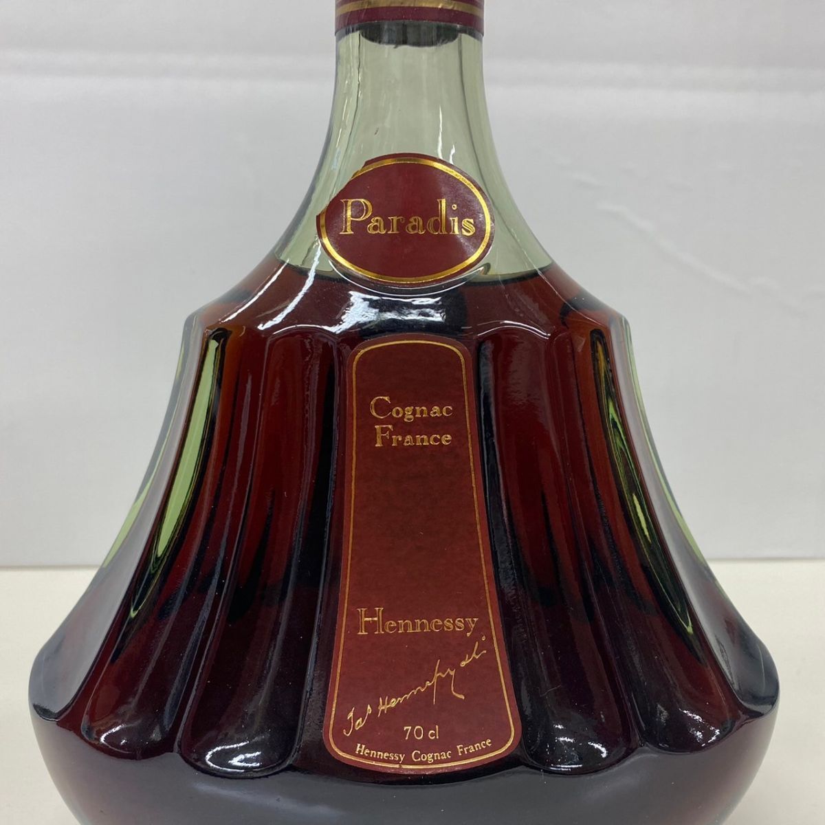 U310-O15-4745 Hennessy ヘネシー PARADIS パラディ COGNAC コニャック ブランデー 700ml グリーンボトル 古酒 箱付き 未開栓 ④_画像5