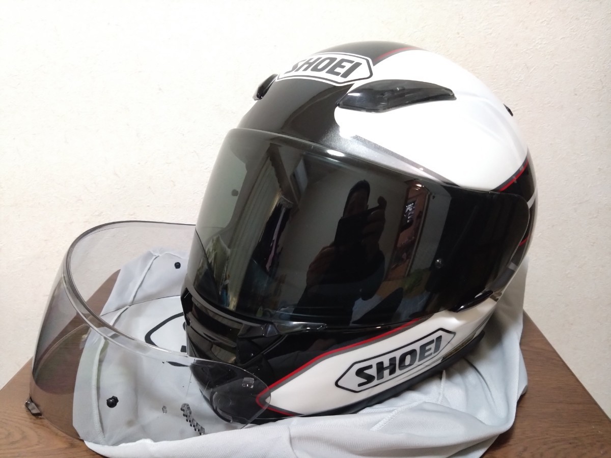 SHOEI XR-1100エニグマ中古良品センターパッド他機種流用品_画像1